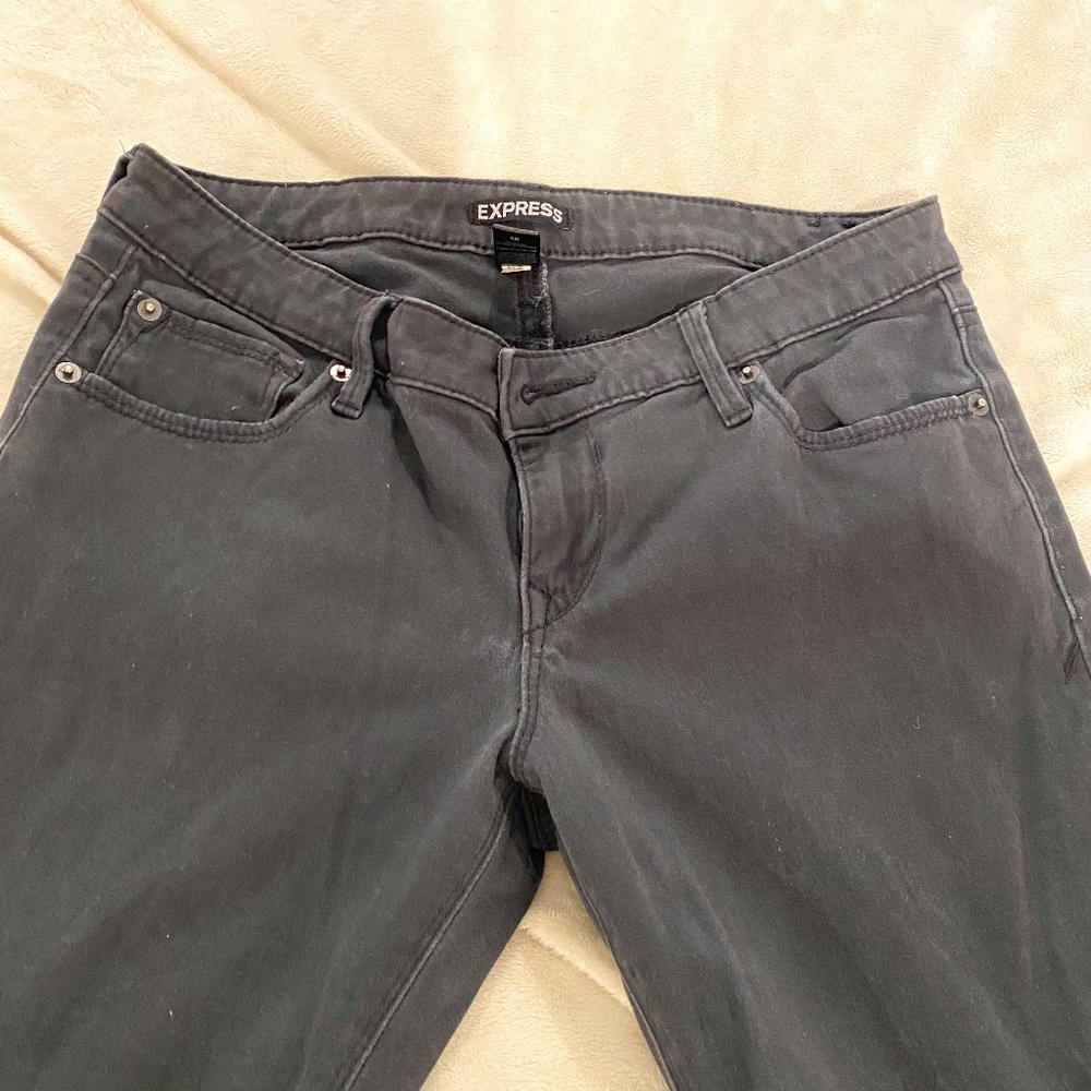 Express 6R low rise  skinny jeans